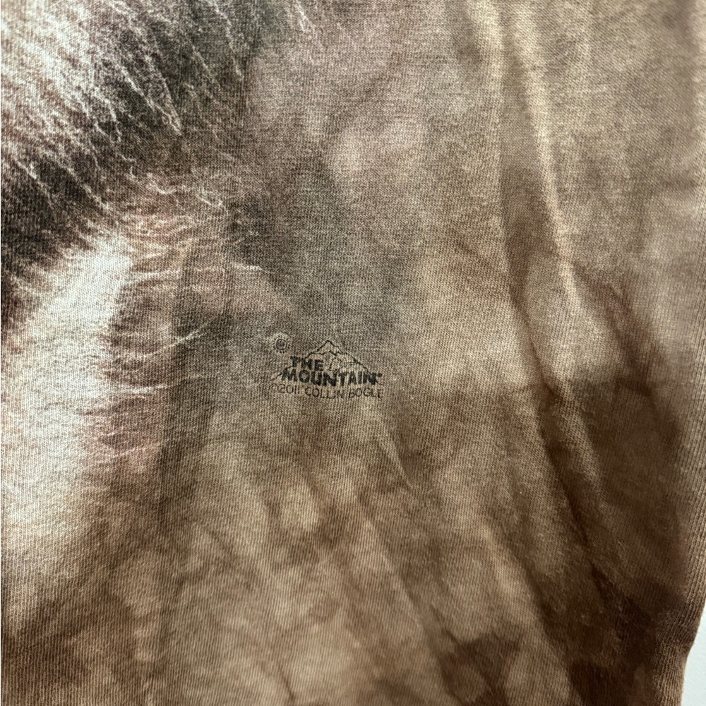 THE MOUNTAIN WOLF FACE TIE DYE GRAPHIC TEE - Picture 4 of 5
